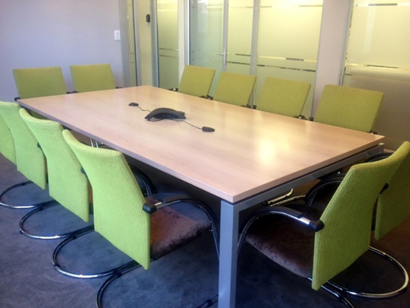 Veneer Boardroom Table with Supporting Frame