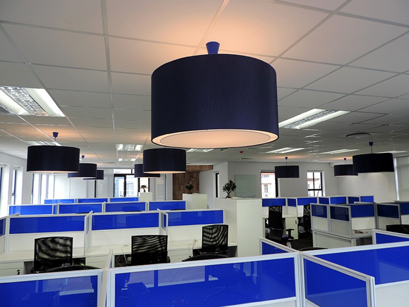 Call Centre Desks with Perspex Screens